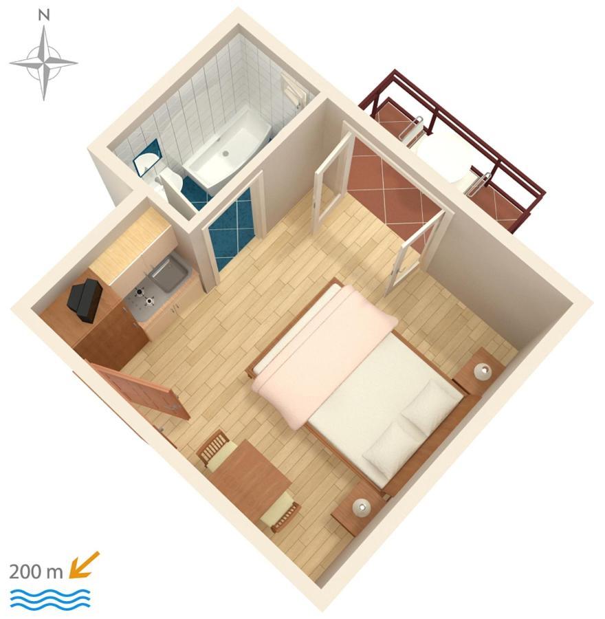 Apartments With A Parking Space Baska Voda, Makarska - 6773 ภายนอก รูปภาพ